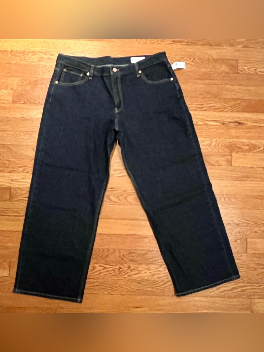 GAP 90’s Loose Low Rise Jeans in Dark Indigo - 32/14 Short